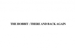 Bảo hộ “THE HOBBIT: THERE AND BACK AGAIN”  không loại trừ ‘THERE AND BACK AGAIN”